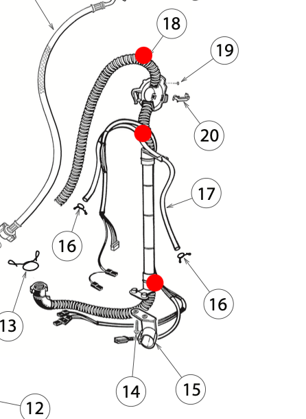 Fisher & Paykel Washing machine Drain Hose & Harness Assy WA1068P1 WA1068G1