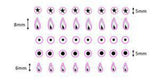 Oven Control Panel Decal Sticker Gas Flame Symbol Label 24
