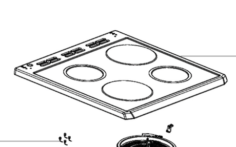 Beko Oven Cooktop Glass Ceramic BFC60VMW1 7737184312