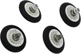 LG Dryer Roller Assembly Kit replacing Brass Bearing Type Roller Kit Of 4