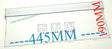 Beko Freezer Bin Front Cover 190MM Tall
