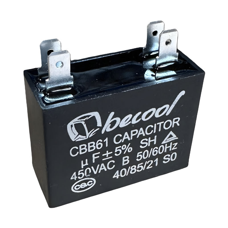 Universal Capacitor 4UF 4 Uf 450VAC, CBB61, 40/85/21