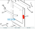 Fisher Paykel Oven Door Outer Glass No