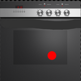 Fisher & Paykel Oven Door Only Outer Glass And Bracket Assy for Larger oven on Dual Oven Or Standard Size Oven