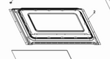 Fisher Paykel Oven Inner Door including seal or Gasket AND Cavity Seal OS302 NL A