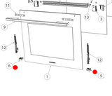 Fisher & Paykel Haier Oven Door Inner Glass Left and Right Side Lower Bracket OB60SL7DEW1 OB60SL11DEPX1 OB60SL9DEX1
