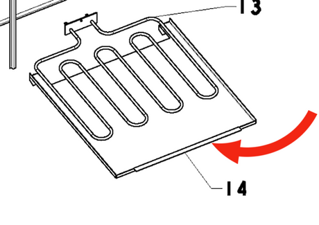 Fisher Paykel Oven Bake Lower Element Tray