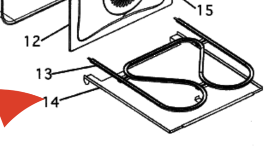 Fisher Paykel Oven Bake Lower Element Tray