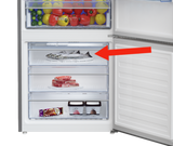 Beko Freezer Top Bin Only Facia Cover