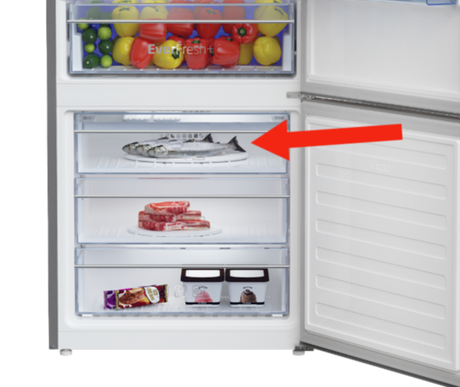Beko Freezer Top Bin Only Facia Cover