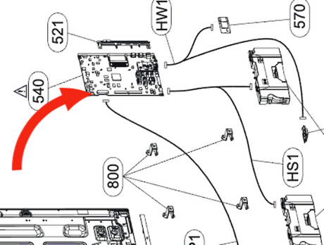 LG Television Bpr Total Assembly - EBU65672301
