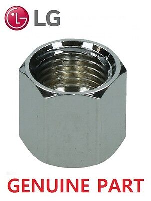 LG Fridge Water Inlet Valve Connecter Nut Suits 6mm hose & 10mm metric thread on inlet solenoid.