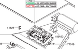 Smeg Oven Pcb Main SF4140VC SF4140VCB SF4140VCN SF4604VCNR SF4604VCNX SFA4140VC SFA4140VCB SFA4140VCN Programmed