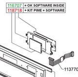 Smeg Oven Display Pcb SFPA6604NX SFPA6104TVN