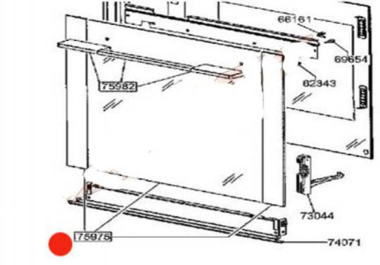Smeg Oven Outer Door Glass for SCP112-2