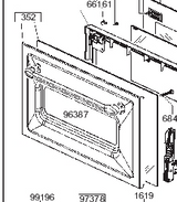 Smeg Oven External Door Left Side Without Handle or Hinge