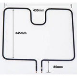 Atlas Westinghouse Simpson Lower Bake Element 1 Mercury, Columbo, Neptune, Saturn, Gemini, Polaris, Apollo, Alpha, *OE21