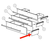 Robinhood and Fisher Paykel Runner Rail Left