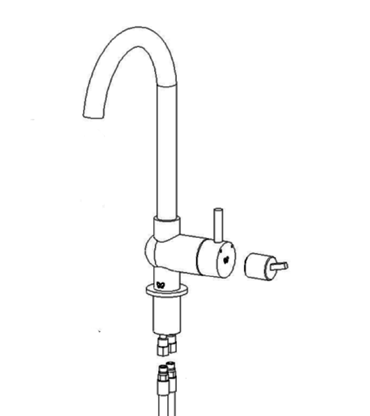 Fisher Paykel Robinhood Tap Gooseneck Single Lever