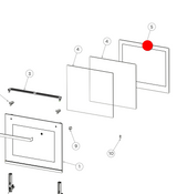 Haier Oven Glass Inner Door FPH05514