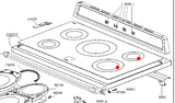 Smeg Cooktop Induction Generator Plate Right Side on TR model small At Rear