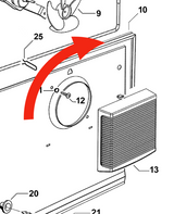 Fisher Paykel Back Panel Seal Inside of