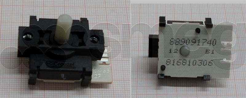 Smeg Oven Select Switch White Shaft 889091740 Right Side
