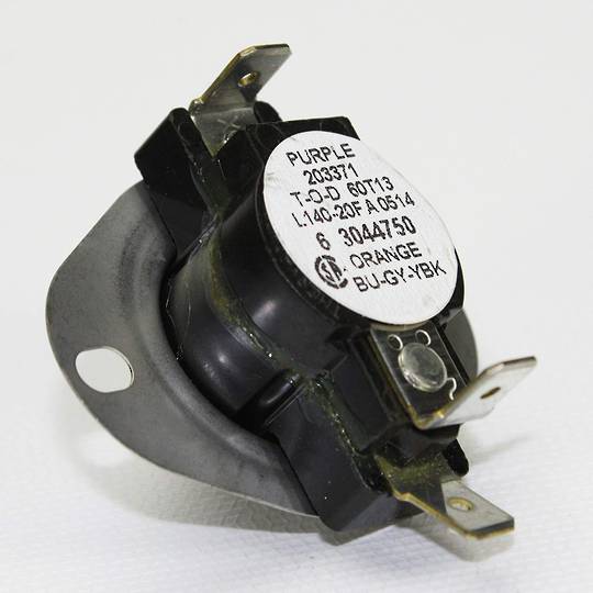 Maytag and Whirlpool Dryer Cycling Thermostat 203371 6 3044750 L140-20F