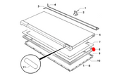 Fisher & Paykel Chest or Upright Freezer Door Gasket – Screw-In Metal Bar Type – H701 Series Older Freezers