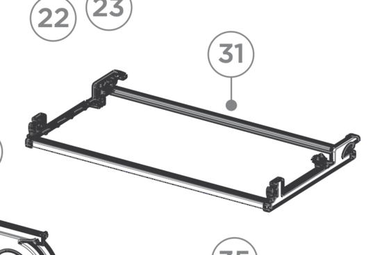 Fisher & Paykel Assy Light Ceiling Panel