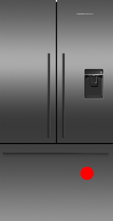 Fisher & Paykel Freezer Drawer Front Cover Stainless Steel Black Without Gasket and Handle RF610ADUB5