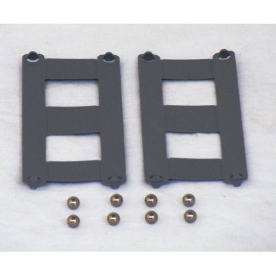 Asko Dish Washer Upper Basket Rail Guide With Ball Bearings a Kit for Both Side