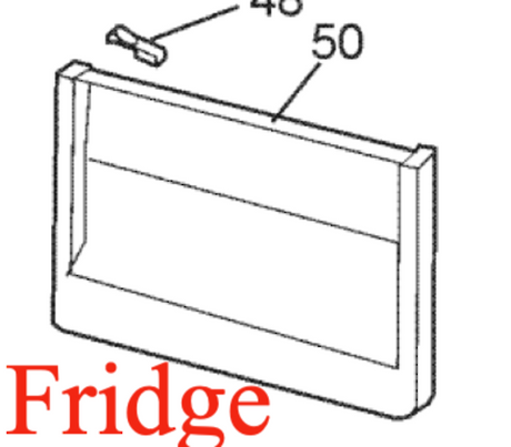 Westinghouse Fridge Upper Or Lower Draw Front