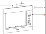Miele Microwave Front Glass Model M8261-1