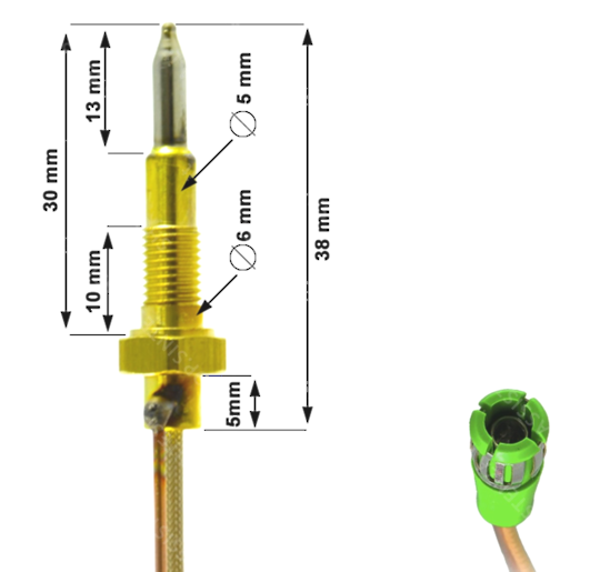 Smeg Freestanding Oven Thermocouple None Wok BURNER948650244