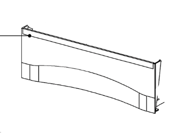 Miele Fridge Veggie Drawer Front Facia only KFNS37452 KFNS 37452