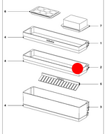 Miele Fridge Middle Shelf KFNS37692iDE-1