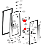 LG Fridge Door Bottle Shelf RIGHT Side Mid Or Top GF-AD701BSL GF-AD701SL GF-AD910SL GF-SD730SL