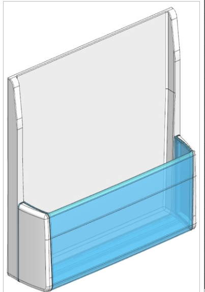 LG Fridge Shelf Lower Left DOOR GF-4L601PL GF-D613PL GF-D613SL GF-L613PL GF-L613PL5 GR-L218ASL