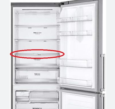 LG Fridge Veggie Bin Glass Cover Assembly GB-455MBL AMCRGAP  GB-455PL APZRGAP    GB-W455MBL AMCRGAP  GC-B529NLCF APZRGAP