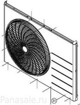 Panasonic Air-Condition and Heat Pump Front Cabinet