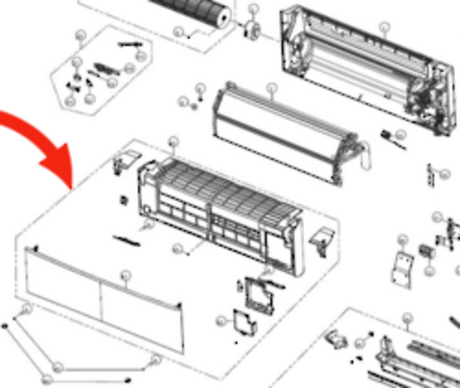 Panasonic Air-Condition and Heat Pump Front Cover