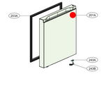 LG Freezer Door without Shelf and Seal GB-B300PL (GN-B389FLDM.APYRGAP)