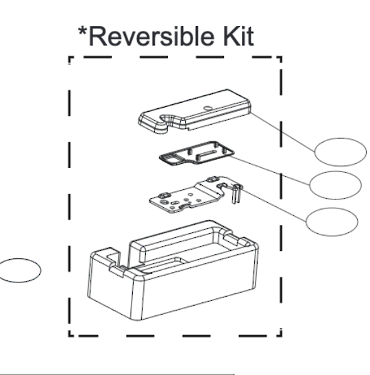 LG Fridge Hinge Conversion Kit 310, 306