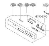 LG Dishwasher Control Panel LG AGL73055930 Dishwasher LD1452TFEN2AGL NO LONGER AVAILABLE (Copy)