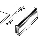Panasonic Fridge Cover Cool Area NR-BL302ASAUNR-BL342ASAU