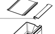 Panasonic Fridge Criper Bin Flapper Handle NR-BL302ASAUNR-BL342ASAU