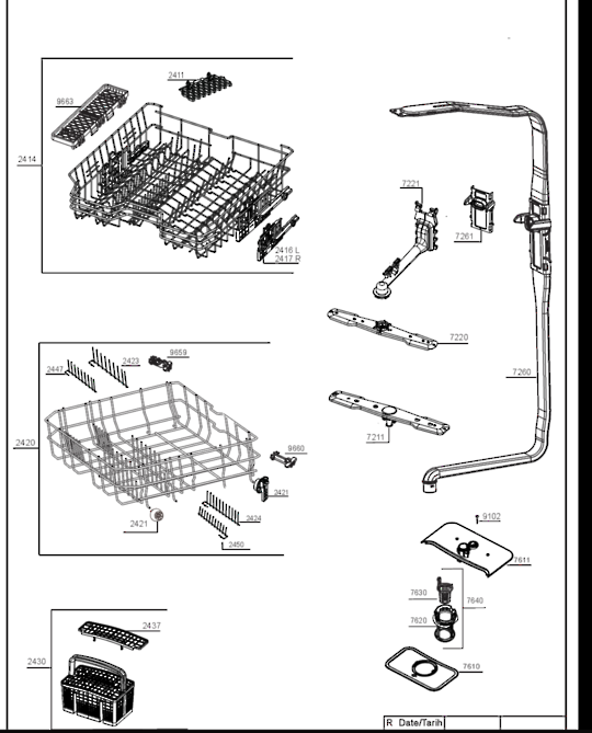 Beko BDF1400X Part Manual