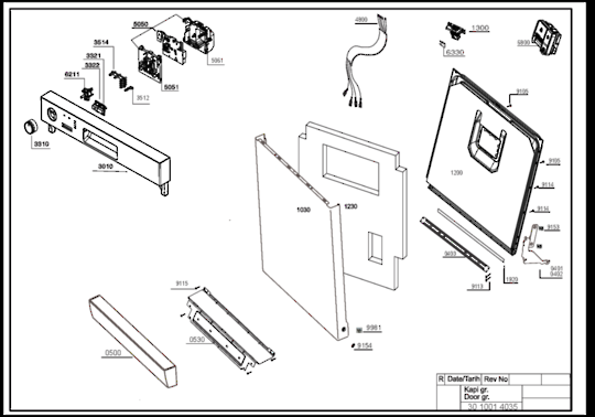 Beko BDF1400X Part Manual