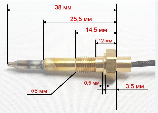 Ariston Indesit Thermocouple Wok Burner Triple Burner C00053178